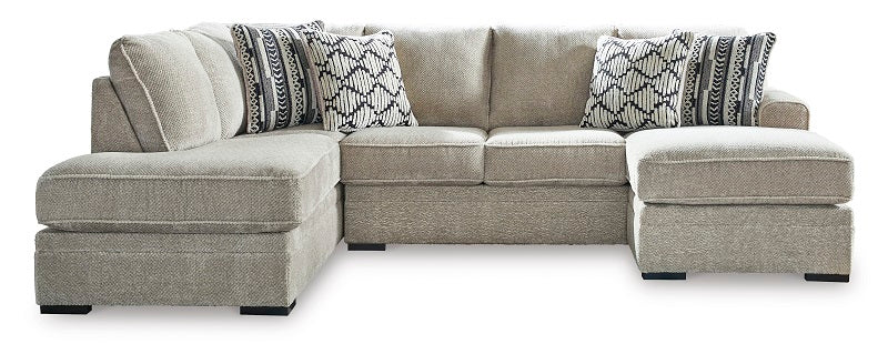 Ashley Calnita Sisal 2-Piece Sectional with Chaise