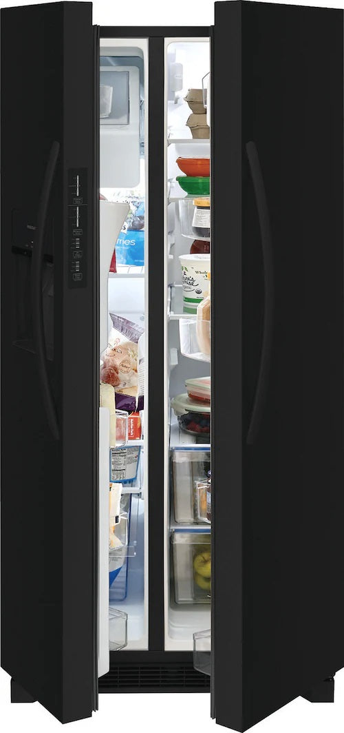 Frigidaire 22.3 Cu. Ft. 33" Standard Depth Side by Side Refrigerator-Black