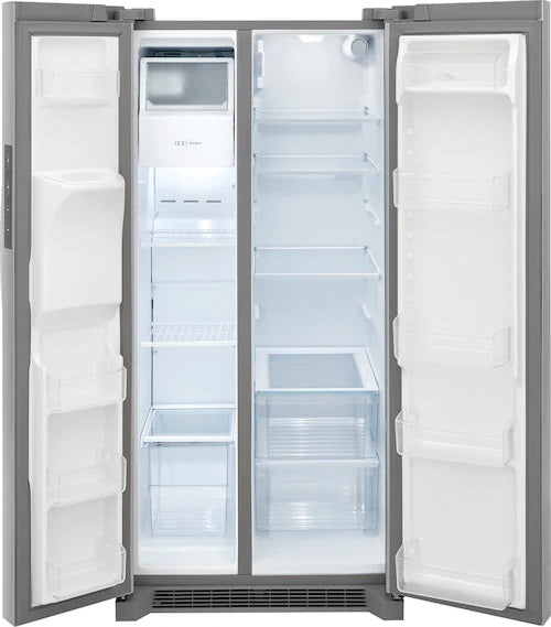 Frigidaire 22.3 Cu. Ft. 33" Standard Depth Side by Side Refrigerator-Stainless