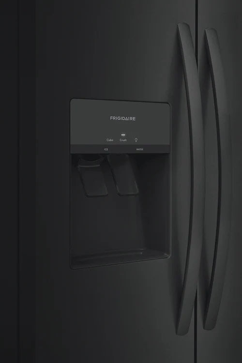 Frigidaire 25.6 Cu. Ft. 36" Standard Depth Side by Side Refrigerator-Black