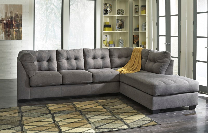 Ashley Maier Charcoal Sectional with Chaise