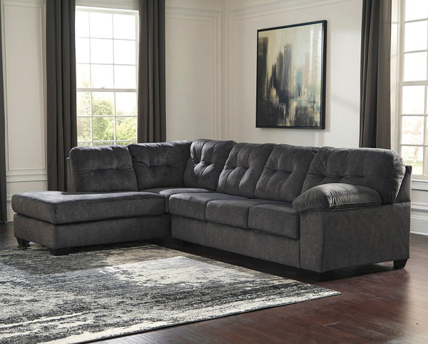 Ashley Accrington Granite 2-Piece Sectional with Chaise