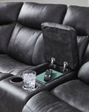 Ashley Sultan Meadow Carbon 2-Piece Reclining Sectional