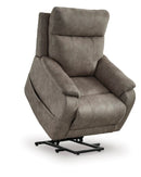 Ashley Crestmeade-Fossil Power Lift Recliner