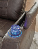 Ashley Schooner Rocks-Umber PWR Recliner/ADJ Headrest