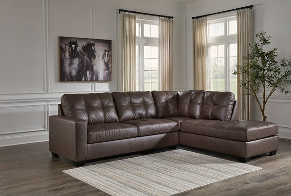 Ashley Barlin Mills-Umber 2-Piece Sectional with Chaise