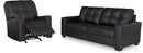 Ashley Barlin Mills-Carbon Sofa and Recliner