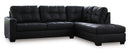 Ashley Barlin Mills-Carbon 2-Piece Sectional with Chaise