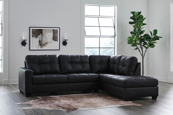 Ashley Barlin Mills-Carbon 2-Piece Sectional with Chaise