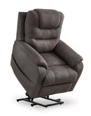 Ashley Snowfield-Gunmetal Power Lift Recliner