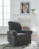 Ashley Aureta-Charcoal Power Lift Recliner