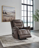 Ashley Oatman-Umber Power Lift Recliner