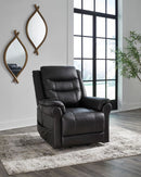 Ashley Oatman-Carbon Power Lift Recliner