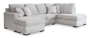 Ashley Gabyleigh Nickel 2-Piece Sectional with Chaise