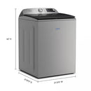 Maytag 5.2 CF Smart Pet Pro Top Load Washer (MTW7405RR) & 7.4 CF Smart Top Load Dryer with Pet Pro Option (MED7405RR)