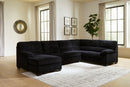 Ashley SimpleJoy Onyx 3-Piece Sectional Sofa with Chaise