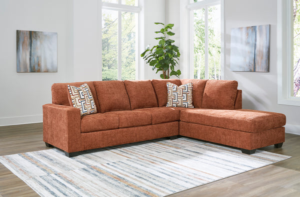 Ashley Aviemore-Spice 2-Piece Sectional with Chaise