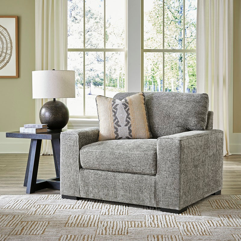 Ashley Dunmor Graphite Sofa & Oversized Chair