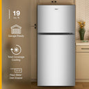 Whirlpool® 30-inch Wide Top Freezer Refrigerator w/Total Coverage Cooling- 19 CF (WRTX3119SW)