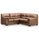 Ashley WillowBend Caramel 2-Piece Sectional