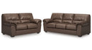 Ashley WillowBend Umber Sofa & Loveseat