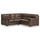 Ashley WillowBend Umber 2-Piece Sectional