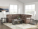 Ashley WillowBend Umber 2-Piece Sectional