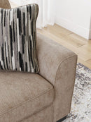 Ashley Olten Mocha 2-Piece Sectional with Chaise