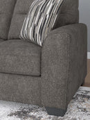 Ashley Olten Graphite 2-Piece Sectional with Chaise