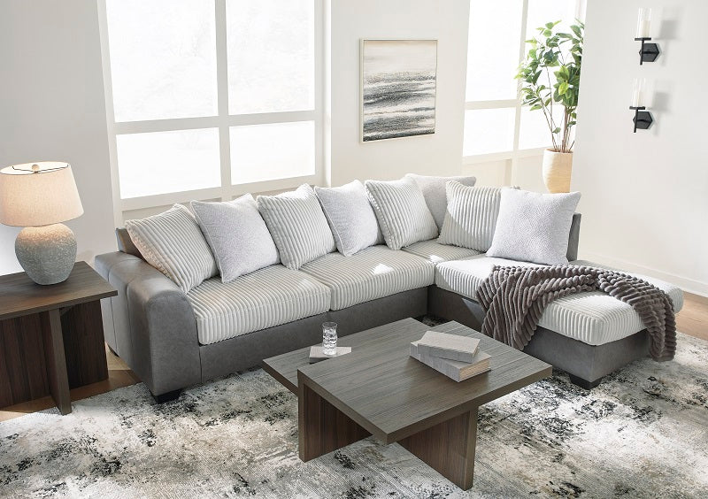 Rent To Own Ashley Clairette Court 2-Piece Sectional with Chaise