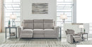 Ashley Barnsana Ash Power Reclining Sofa & Power Recliner