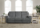 Ashley Barnsana Gravel Power Reclining Sofa & Power Recliner