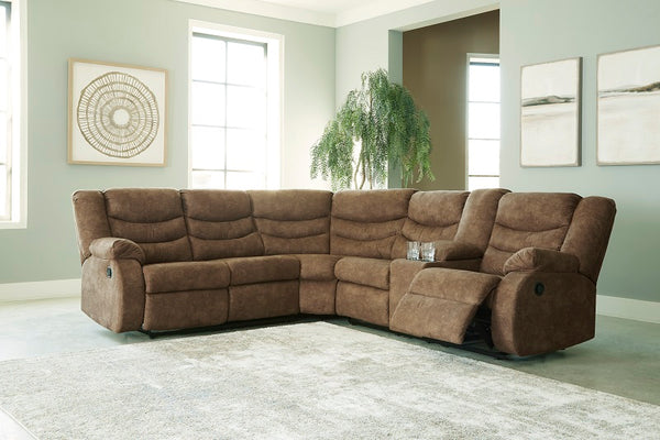 Ashley Partymate-Brindle 2-Piece Reclining Sectional