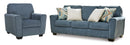 Ashley Cashton-Blue Sofa & Chair