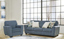 Ashley Cashton-Blue Sofa & Chair