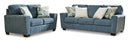 Ashley Cashton-Blue Sofa & Loveseat