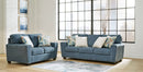 Ashley Cashton-Blue Sofa & Loveseat