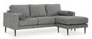 Ashley Hazela Charcoal Sofa Chaise