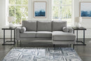 Ashley Hazela Charcoal Sofa Chaise