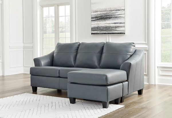 Ashley Genoa Steel Sofa Chaise