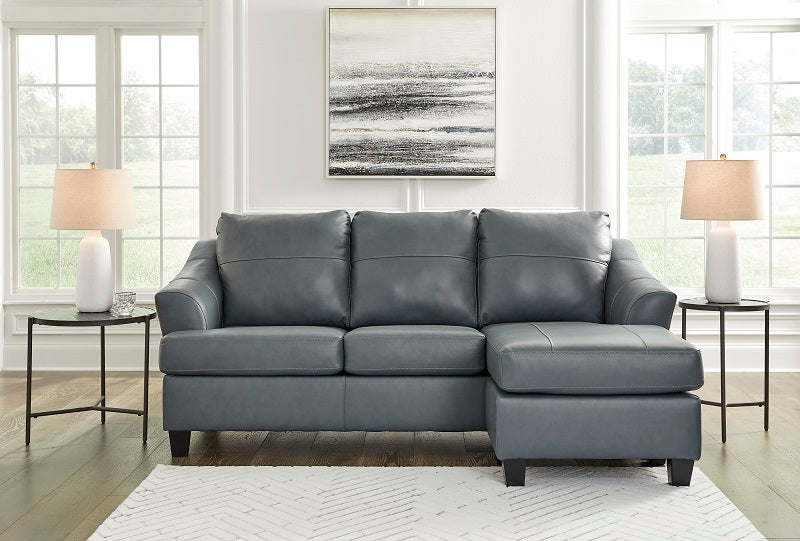 Ashley Genoa Steel Sofa Chaise