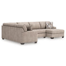 Ashley Newellen Hemp 3-Piece Sectional with Chaise