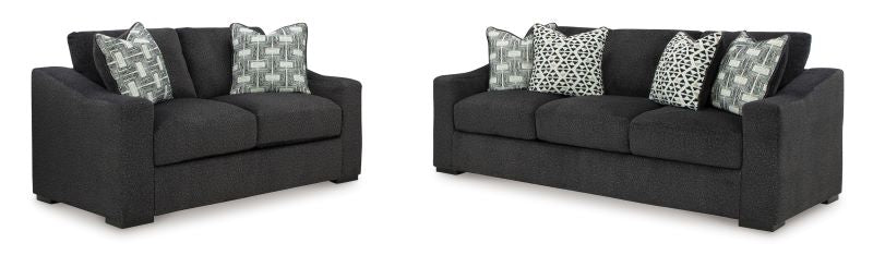 Ashley Wryenlynn Onyx Sofa & Loveseat