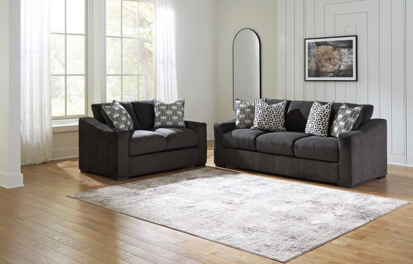 Ashley Wryenlynn Onyx Sofa & Loveseat