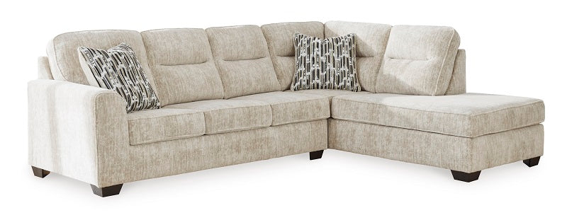 Ashley Lonoke-Parchment 2-Piece Sectional with Chaise