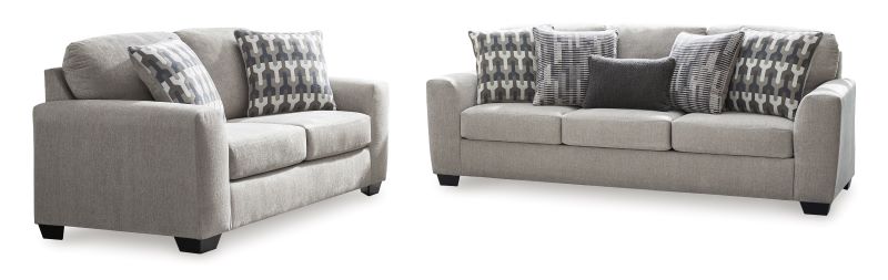 Ashley Avenal Park Flannel Sofa & Loveseat