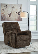 Ashley Stayfish Chocolate Rocker Recliner