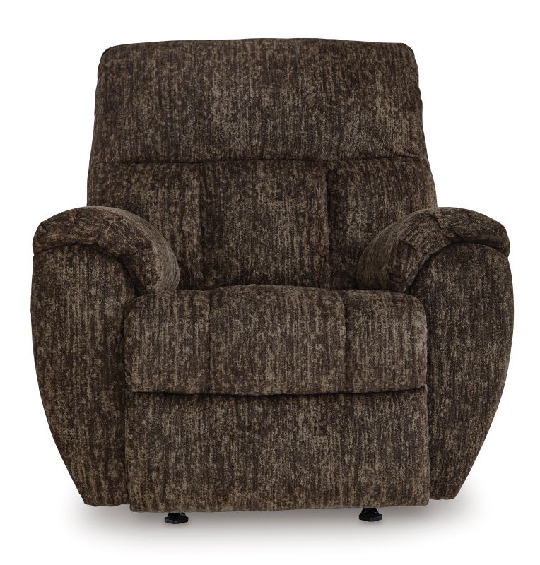 Rent To Own Ashley Stayfish Chocolate Rocker Recliner