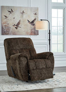 Ashley Stayfish Chocolate Rocker Recliner