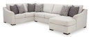 Ashley Koralynn Stone 3-Piece Sectional with Chaise